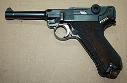 orig. deutsche WK1 Luger P08 Pistole "DWM 1915" im Kal. 9x19 -TIP TOP-