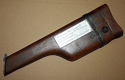 orig. Holz-Anschlagkasten für Pistole Mauser C96 "russ. Ehrengabe WK2" -UNIKAT-