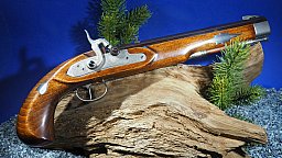 Jukar Spain Kentucky-Pistole, Modell "Silver" Luxus, Kal: .45 Perk., Guter Zustand !