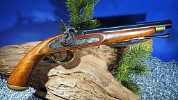 Jukar Spain Vorderlader-Pistole, Modell "Tower", Kal: .45 Perk., Guter Zustand !