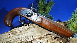 Rigarmi Italien Vorderlader-Pistole, Modell "Plains", Kal: .45 Perk., Guter Zustand !