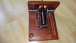 Vorderladerkanone Dikar Kal.45 auf Schiffsdecksausschnitt, Einzellstück !