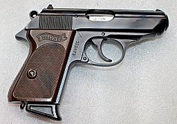 NEUWERTIGE WALTHER PPK Pistole in 7,65mm Brown. komplett mit allem Zubehör