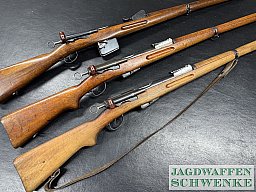 3x Schweizer Ordonnanz Gewehr im Paket / Konvolut Schmidt Rubin GP11 und GP 90