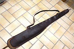 Vintage Leder-Gewehrtasche original Nr 2