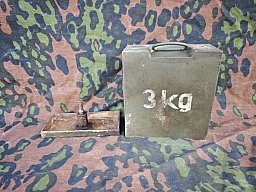 Deutscher Sprengkörper 3 kg, kein flak18, kwk43