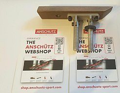 E6 014280 ANSCHÜTZ Backe 9015 Nussbaum geölt 160 mm + Backenausleger