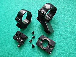 EAW Schwenk-Montage SET f. ZFR m. 25,4/26mm Tubus f. MAUSER K98 - KOMPLETT - BH 12+12mm NP € 499