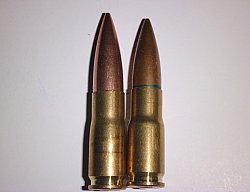 7.62x24 7,92x24,5 2 Dekopatronen Übungspatronen für spanischen Granatwerfer