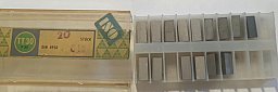 15 Teile, Büchsenmacherwerkzeug Wendeschneidplatten Schneidplatten TT30, P30, Widia Hartmetall