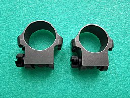 Orig. RUGER MINI 14/30 1inch - 25,4mm QD Ringe N° 4 beide BH 11,1mm EDELSTAHL NP € 139 made in USA