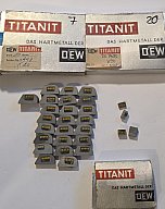 30 Teile, Büchsenmacherwerkzeug Wendeschneidplatten Schneidplatten TITANIT Hartmetall STi25, M 40 us