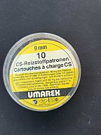 Alte Umarex Spezial CS Patronen, Cal.9mm RK
