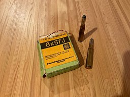 8x57 I RWS Teilmantel Rundkopf 12,7g/196gr 9Patronen 8 x 57