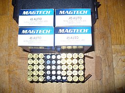 350+ Hülsen .45 ACP Magtech, Geco