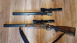 BBF Blaser 700/88 6,5x57R + 12/70 (EL .22 Hornet) // ATL: 5,6x50R Mag + 12/70 Linksschaft Zeiss