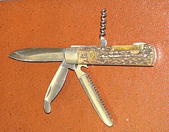 RAZOR KEEN WAIDMANNSHEIL Taschenmesser mit Horn / Fehler