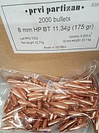 8mm/.322/175grs HPBT B-350 PPU Geschosse 100 Stk. # SSZ Berka