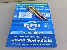 .30-06/180 grs. Teilmantel PPU A-066 100 stk. # SSZ Berka
