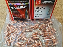 .22/.224/50grs Hornady SPSX Geschosse 100 Stk. No.2240 # SSZ Berka