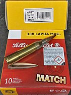.338Lapua Mag./250grs. HPBT S&B Match 10 Stk. # SSZ Berka