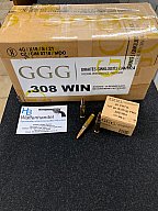 Munition GGG .308Win 147grain FMJ