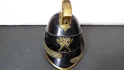 Alter Französischer Sappeur Helm Militärisch? mit originalem Innenfutter