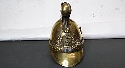 Alter Französischer Sappeur Helm Militärisch? komplett aus Messing ohne Innenfutter