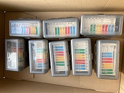 8x Patronenbox MTM CaseGuard 50 grau RL-50