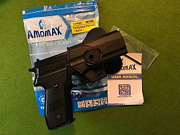 AMOMAX CQC KYDEX PADDELHOLSTER SIG P320 BAUÄHNLICHE NEU OVP