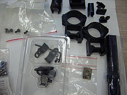 Montageteile für Zielfernrohr, Trageriemen - div. Kleinteile
