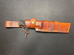 Custom Lederscheide von PN Leather Sweden für Fällkniven S1 – Top Zustand!