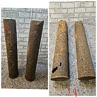 2x 8.8 Stahlkartuschen KWK 36 Tiger 1 oder Flak 18