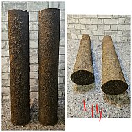 2x 8.8 Stahlkartuschen KWK 36 Tiger 1 oder Flak 18