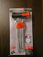 Powerfix Kugelkopf-Stiftschlüsselsatz 1,5–10 mm – Chrom-Vanadium – neu OVP Inbus Werkzeug