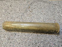 8,8 Flak Pak Stahlkartusche ohne Granate Tiger 1