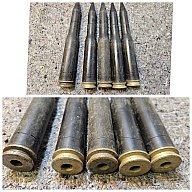 5x Exerzier Patronen ZSU-23-4 Russland Ostblock