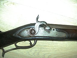 Perc. Vorderlader , Gewehr,Schrot, Ehemals Steinschloss.125cm. lang