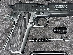 SSW COLT GOVERNMENT M1911 A1 BLACK, KAL. 9 MM P.A.K.