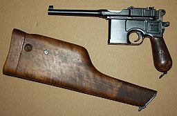orig. Mauser C96 Mod. 1912 "Skandinavien-Kontrakt" im Kal. 7,63mm Mauser -mit nrgl. Anschlagkasten--