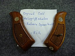 1 Paar Holzgriffschalen original Smith & Wesson J-Rahmen Squere Butt
