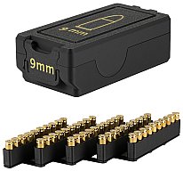 Munitionsbox 9mm .32 .38 .357 .44 .45 ACP Patronenbox mit Entnahmehilfe