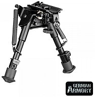 Variables klappbares Teleskop Zweibein Bi-Pod Bipod 16,5-23,5cm 6"-9" für Riemenösen