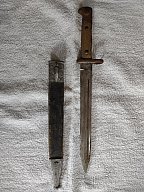 Bajonett Erfurth mit Lederscheide