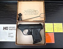 ME 8 Detective 8mm K. (PTB 100/2) – NEU / Ungeschossen + 3x alte starke Munition!
