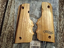 Walther Big Bore Holzgriffschalen - original & selten !!!