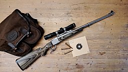Blockbüchse Ruger No.1, 375 H&H Mag., stainless.