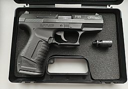 Walther P99 Schwarz mit Koffer PTB. 726