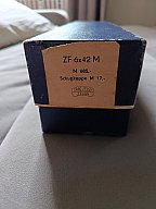 Ziehlfernrohr CARL ZEISS JENA 6X42