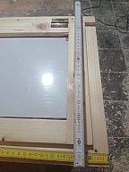 Kanzelfenster mit Blendrahmen